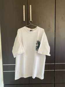 Anime White Oversized Tshirt