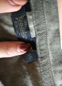 Roadster Grunge Distressed Olive Green Sweatshirt