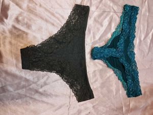 Lace Trim Thong Panties💥