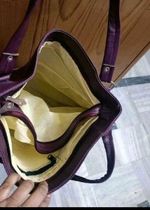 Stylish Purple Tote Bag