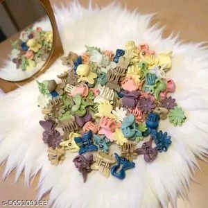 Pack of 30 Mini Cute Hair Claw Clips for Girls & W