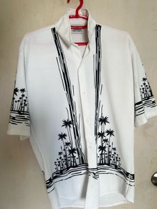 Tropical Print Casual Shirt- Size XL