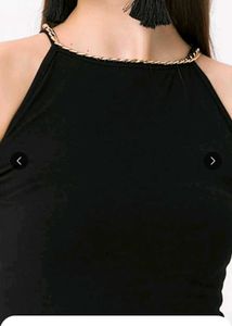 Chic Black Bodycon Dress for mytra Xl size