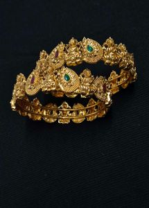 Gold Tone Bangles - Set of 2