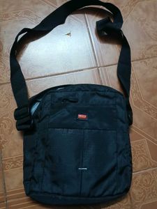 Black Crossbody Messenger Bag
