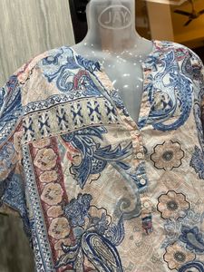 Patterned Tunic Top