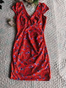 Floral Print Bodycon Dress