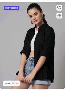 Black Oversized Shirt