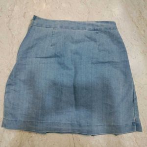 Denim Mini Skirt