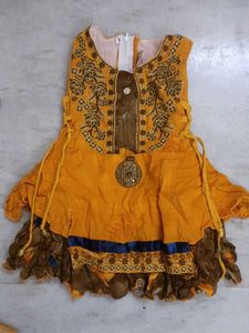 Set Of 4 Frocks For 1-2 Yrs Old Girl
