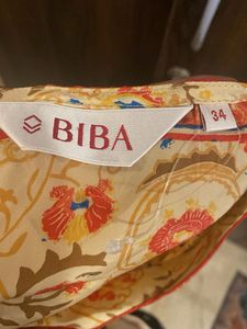Biba Floral Print Kurta