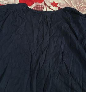 Embroidered Navy Tunic