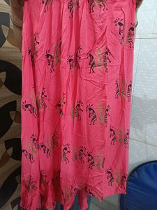 Pink Colour 💞long  Skirt (Women)