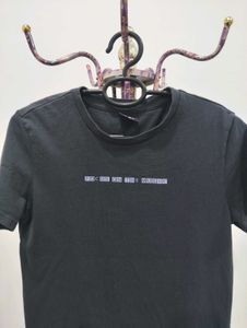 Graphic Print Tee - Dark Gray