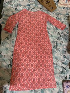 Pink Kurta Plazzo Set With Dupatta