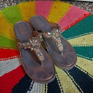 Brown Heeled Sandals - used