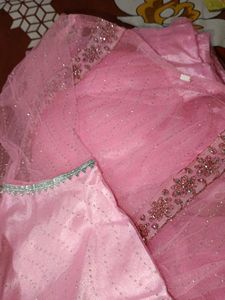 Pink Embellished Party Dress