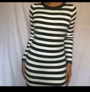 Striped Bodycon Dress