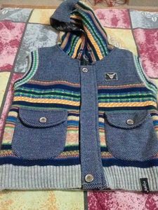 Woolen Half Sweater
