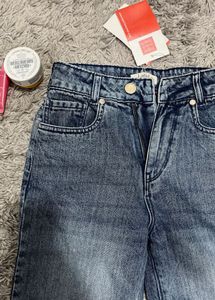New W Tags Ritu Kumar Straight Leg Denim