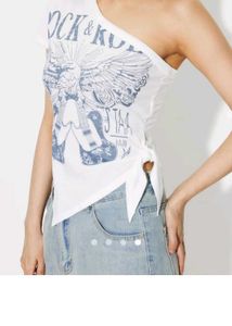Rock &amp; Roll Savana One Shoulder Tee
