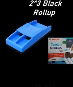 Plastic Roll up Black Chalk Board