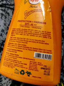 Ayur Sunscreen