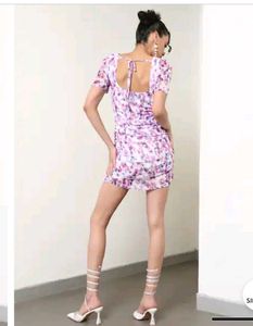 Trendy Floral Mini Dress