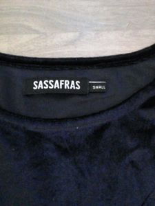 3 Set: Mini Skirt, Velvet Top And Jacket