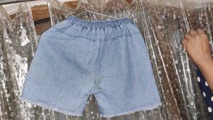New Blue Cute Denim Shorts For Girls