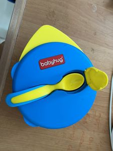 Baby hug Suction Bowl With Spoon