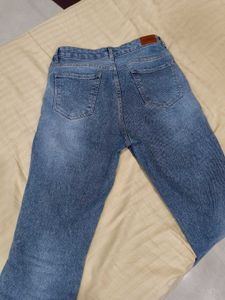 Blue Denim Bootcut Jeans