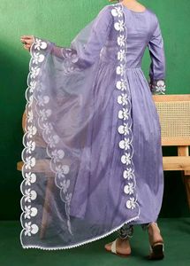 Elegant Purple Kurta Set