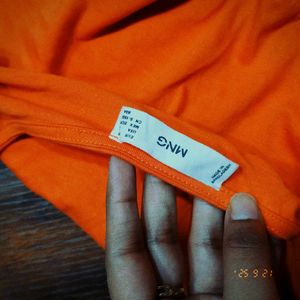 Mango - orange dress