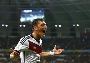 Germany 2014 world cup winner ozil football jersey