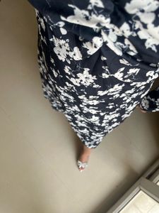 Floral Print Midi Dress