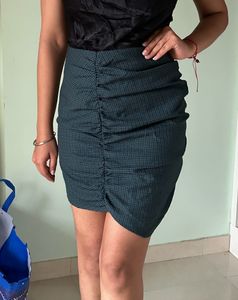 ZARA gathered skirt