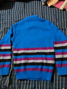 Striped Turtleneck Sweater