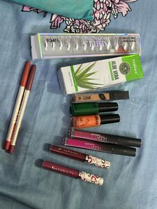 Combo Of Foundation, Concealer, Nails, Lipstick,