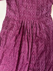 Womens Purple Kurta