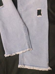 Ripped Light Wash Jeans