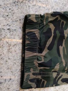 Camo Print Jogger Pants