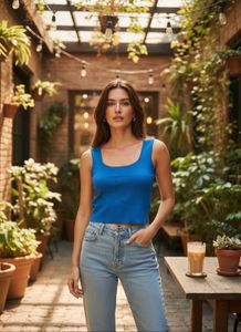 Blue Tank Top