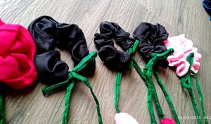 Cute Flower Scrunchies