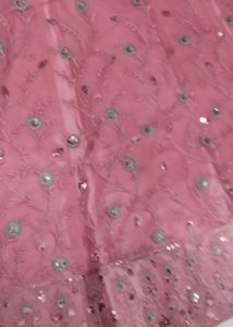 Pink Embroidered Lehenga Choli