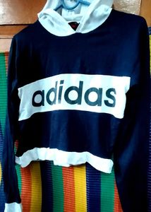 Adidas Cropped Hoodie