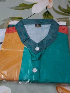 Striped Cat Print Shirt