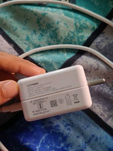 realme 80W adapter with cable