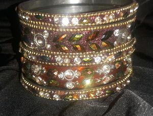 💖💖Bridal stone and beads kangan set for girl 💫💫