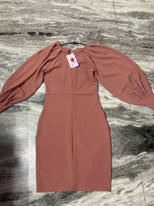 Nude Colour Small Size One Piece Dress